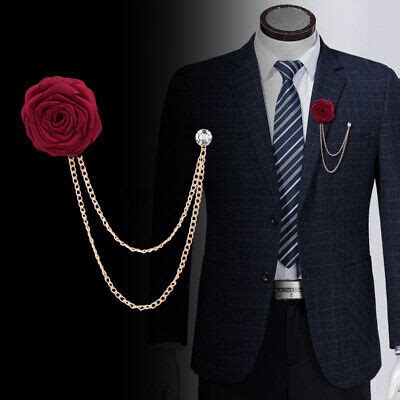 Colors Lapel Badge Suit Pin Chest Metal Collar Pin Men S Brooch Accessories EBay