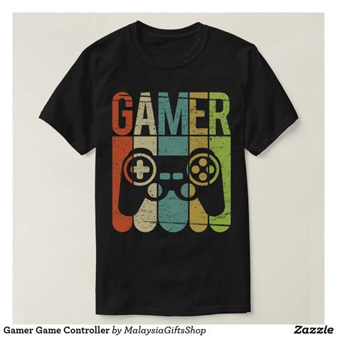 Gamer Game Controller T Shirt Zazzle Com In Gamer T Shirt Shirt Print Design Video
