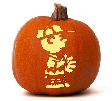 Charlie Brownpumpkincarvingpattern Pumpkin Glow