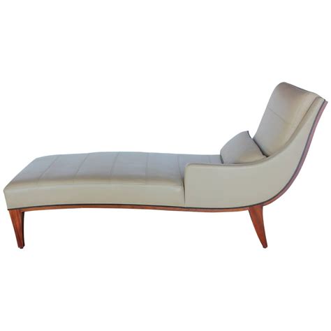 Modern Leather Chaise Lounge By Widdicomb For Sale At 1stdibs
