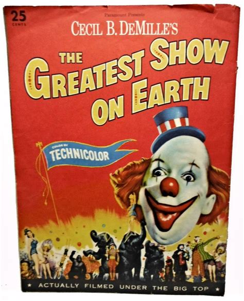 Paramount Greatest Show On Earth 1952 James Stewart Rose City Books Paramount Pictures
