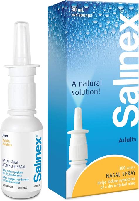 Salinex Nasal Spray Adults 30mL Amazon Ca Health Personal Care