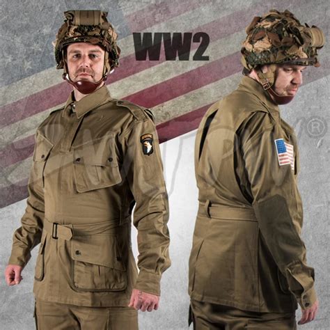Ww2 Us Army Military 101 Airborne Paratrooper Suits Uniforms Us501101