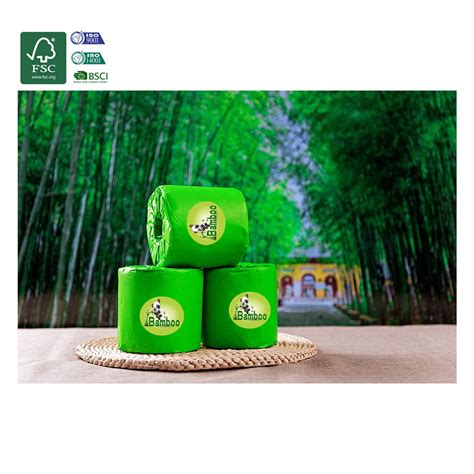 Eco Friendly Bamboo Pulp Toilet Paper China Hotel Toilet Paper And Kitchen Paper Price