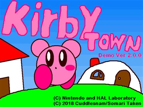 Kirby Town Title Srceen On Rpg Maker Xp By Cuddlesnam On Deviantart