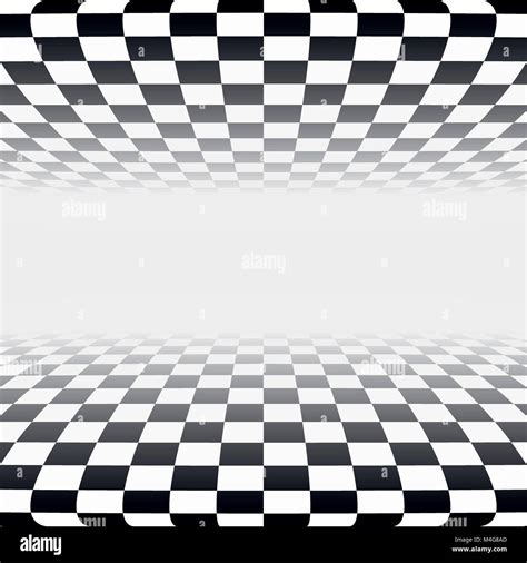 Abstract Checker Background In Perspective Stock Vector Image And Art Alamy