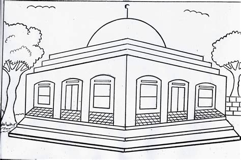 Hal ini karena masjid adalah pusat kegiatan ibadah. √Gambar Mewarnai Islami Anak TK dan SD Terbaru 2020 ...