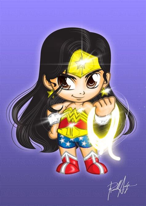 Aprenda Desenhar Wonder Woman Estilo Chibi Em Poucos Passos Wonder Woman Mulher Maravilha