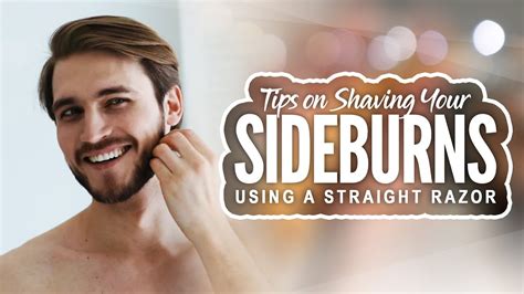 How To Shave Sideburns Using A Straight Razor Youtube
