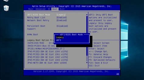 Пошаговое руководство по преобразованию Legacy BIOS в UEFI