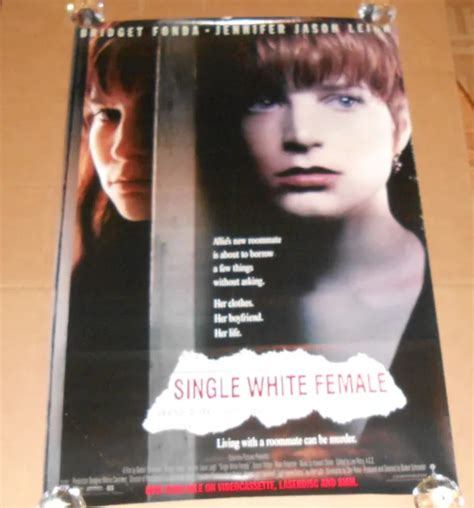 Single White Female Bridget Fonda Jennifer Leigh Movie Poster Promo