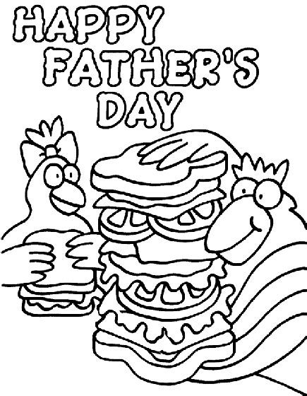 These free, printable earth day coloring pages are a great way to teach your child about ta. Father's Day - Hungry Dad Coloring Page | crayola.com