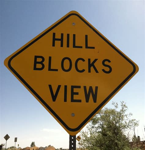 Hill Blocks View Signs Of Things To Come