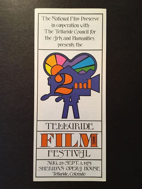 Michaels Telluride Film Blog The Second Telluride Film Festival 1975