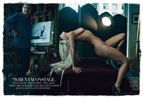 Lady Gaga Goes Naked For Vanity Fair Welcome To Linda Ikeji S Blog