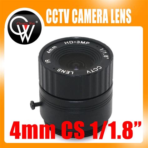 4mm Cs Lens Hd Cctv Camera Lens 78 Degree 3mp Ir Hd Security Camera