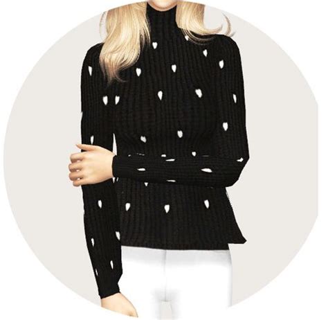 Sims 4 Ccs The Best Female Sweaters By Meeyou World Weibliches