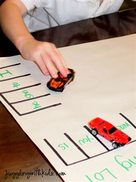 6 Fun Ways To Teach Reading With Dollar Tree Race Cars