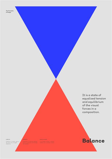 Balance The Principles Of Design Poster Serie By Gen Design Studio