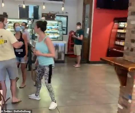New York Karen Not Wearing Face Mask Is Caught On Camera Coughing Over A Customer In A Bagel