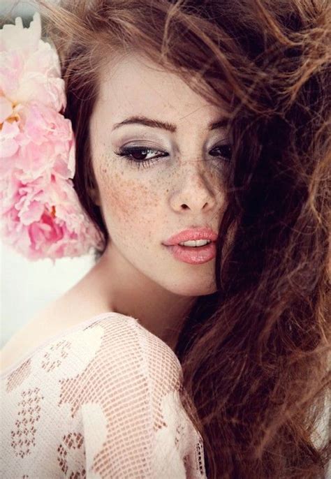 Freckled And Fabulous Make Up Inspiration For Brides With Freckles In