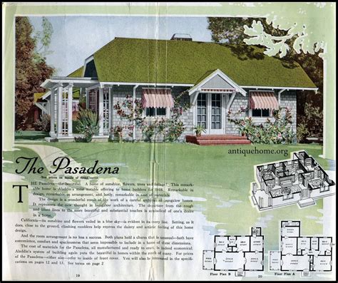 1918 Aladdin Kit Houses The Pasadena Kit Homes Vintage House