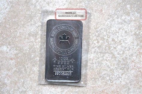 Royal Canadian Rcm 10 Oz Fine Silver Bar 9999