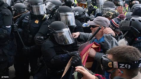 Police said earlier on thursday that the mob actively attacked officers using metal pipes and chemical irritants such as tear gas. US Capitol storming: Capitol Police officer Brian D ...