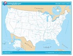 Karte der USA mit allen 50 Bundesstaaten im Überblick ⭐ Hauptstädte ...
