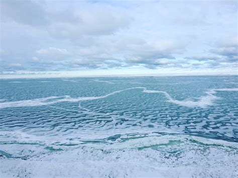Frozen Lake Erie Ohio
