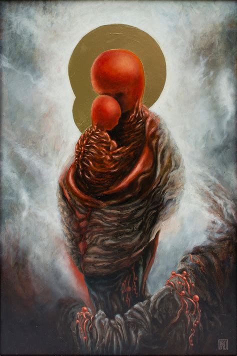 Macabre Original Oil Painting 24x16 Horror Surrealism Etsy