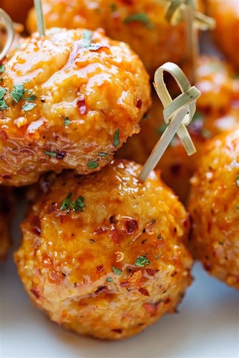 Firecracker Chicken Meatballs These Meatballs Are Made With Chicken