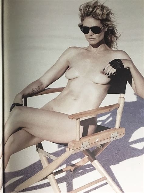 heidi klum nude and topless leaked pictures scandal planet