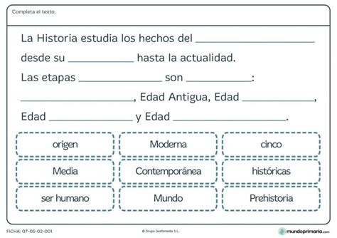 Fichas Para Imprimir Para NiÑos De Primaria Ciencias Sociales