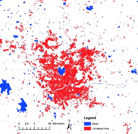 Urban Footprint Classification From Landsat Data 2001 Download Scientific Diagram
