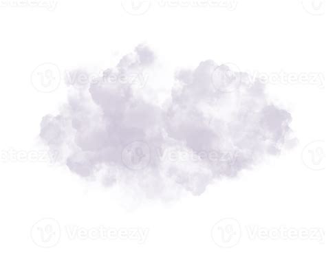 Set Of Realistic Smoke Or Cloud Isolated On Transparency Background