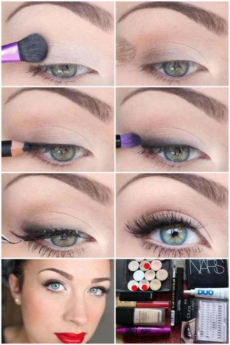 I picke some part from this article. Step-By-Step Makeup Ideas For Blue Eyes - fashionsy.com