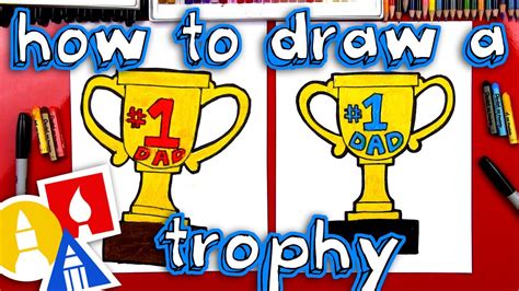 Download a free preview or high quality adobe illustrator ai, eps, pdf and high resolution jpeg. How To Draw A Trophy For Father's Day - YouTube