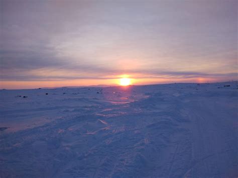 Sundog Sunset Taloyoak Nu 10 Mar 2023 Sundogs Are Generate Flickr