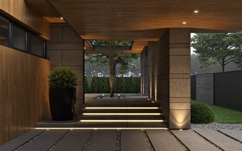 Modern Home Entrance Design