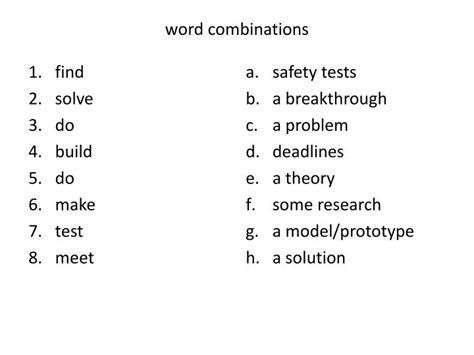 Ppt Word Combinations Powerpoint Presentation Free Download Id2703265