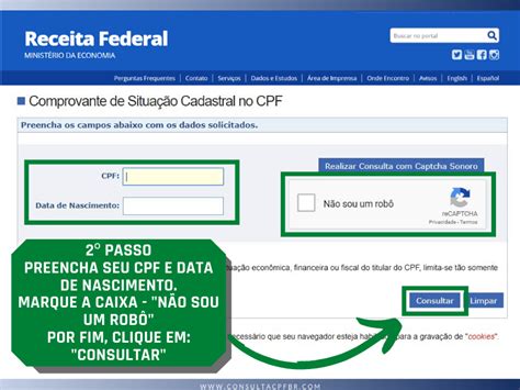 Como Consultar Se O Cpf Est Regular Na Receita Federal