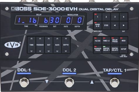 Boss Sde 3000evh Dual Digital Delay Pedal Gerald Musique