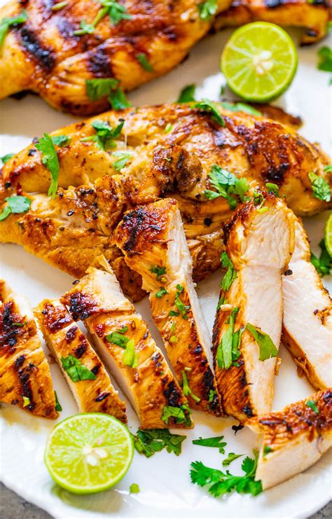 Grilled Lime Cilantro Chicken Easy Marinade Averie