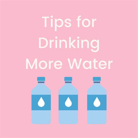 Tips For Drinking More Water