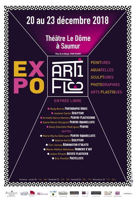 affiche exposition d art contemporain