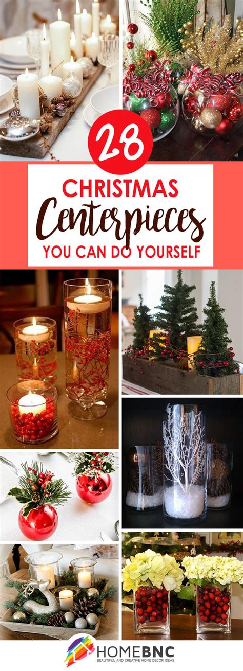 28 Fabulous Diy Christmas Centerpieces That Anyone Can Make Home