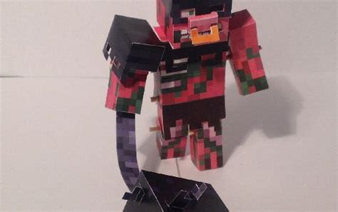 Papercraft Wither Armoured Zombie Pigman Take Back The Night