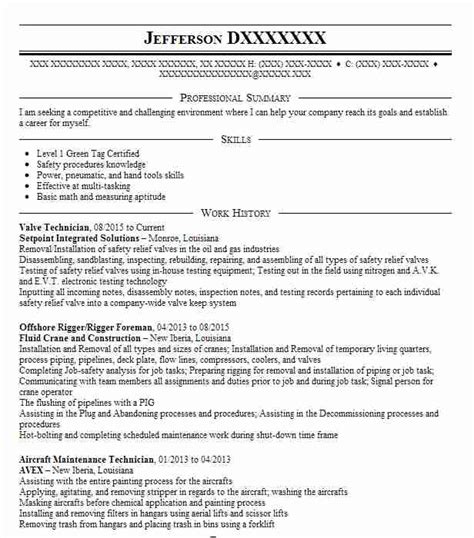 Cv templates find the perfect cv template. Valve Technician Resume In Word Format - Finder Jobs