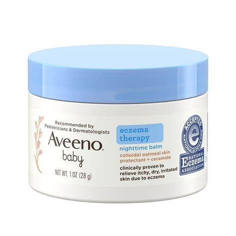 Aveeno Baby Eczema Therapy Nighttime Balm Travel Size 1 Oz Walmart